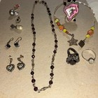 MARKED 925 STERLING PENDANTS EARRINGS NECKLACE & RINGS SALE 54.5 GRAMS — photo 8