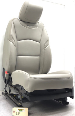 2019-2023 CADILLAC XT4 LEFT DRIVER FRONT COMPLETE LEATHER SEAT OEM.