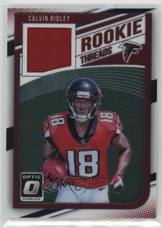 2018 Donruss Optic Rookie Threads Calvin Ridley #RT-CR 1d9f