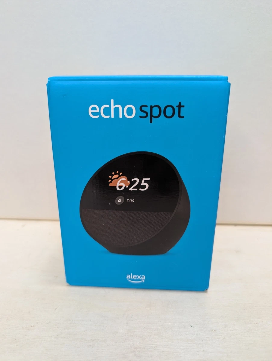 Amazon Echo Spot Alexa Black Smart Speakers for sale | eBay