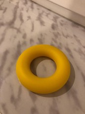 Yellow Rubber Light Resistance Hand Grip Trainer