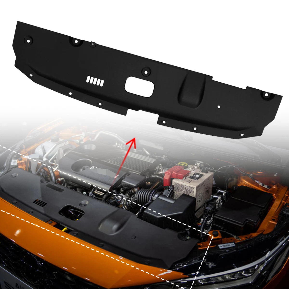 New Upper Radiator Support Cover For 2020-2025 Nissan Sentra – Direct Fit By Yltauto
