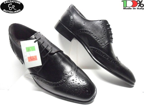 CENTRO STRADA SCARPE ELEGANTI UOMO MODELLO INGLESE IN PELLE NERO - 1710 |  eBay