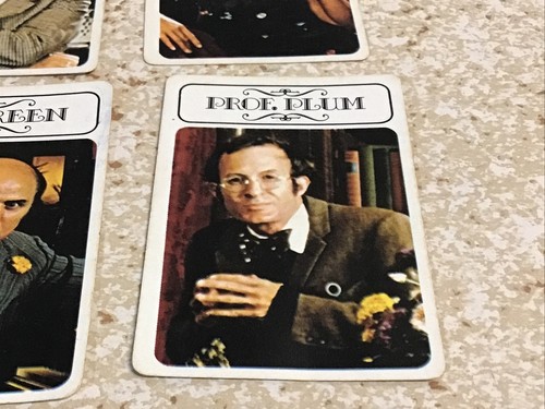 Vintage Parker Brothers Board Game CLUE 1972 Replacement Suspect Cards - Picture 7 of 8