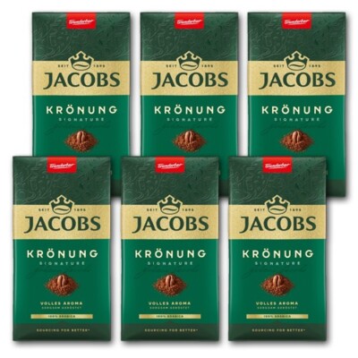 Jacobs Krönung Klassisch 6 x 500 Gramm gemahlen