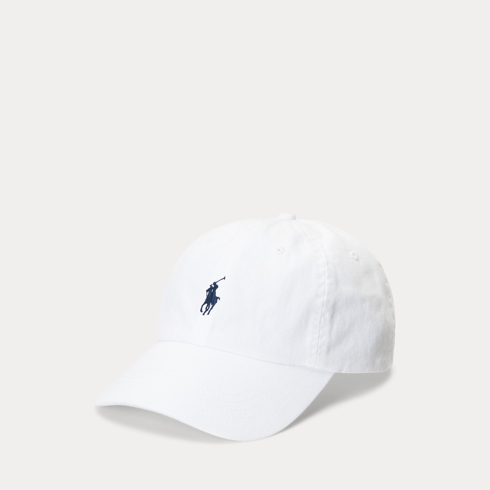 Ralph Lauren cappello berretto bianco uomo taglia unica cavallino pony cotone