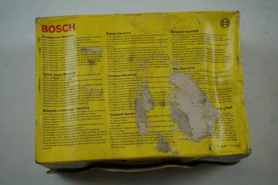 BOSCH HR9BCZ #7577 BUJÍAS PAQUETE DE 10 NOS Foto 4 de 4