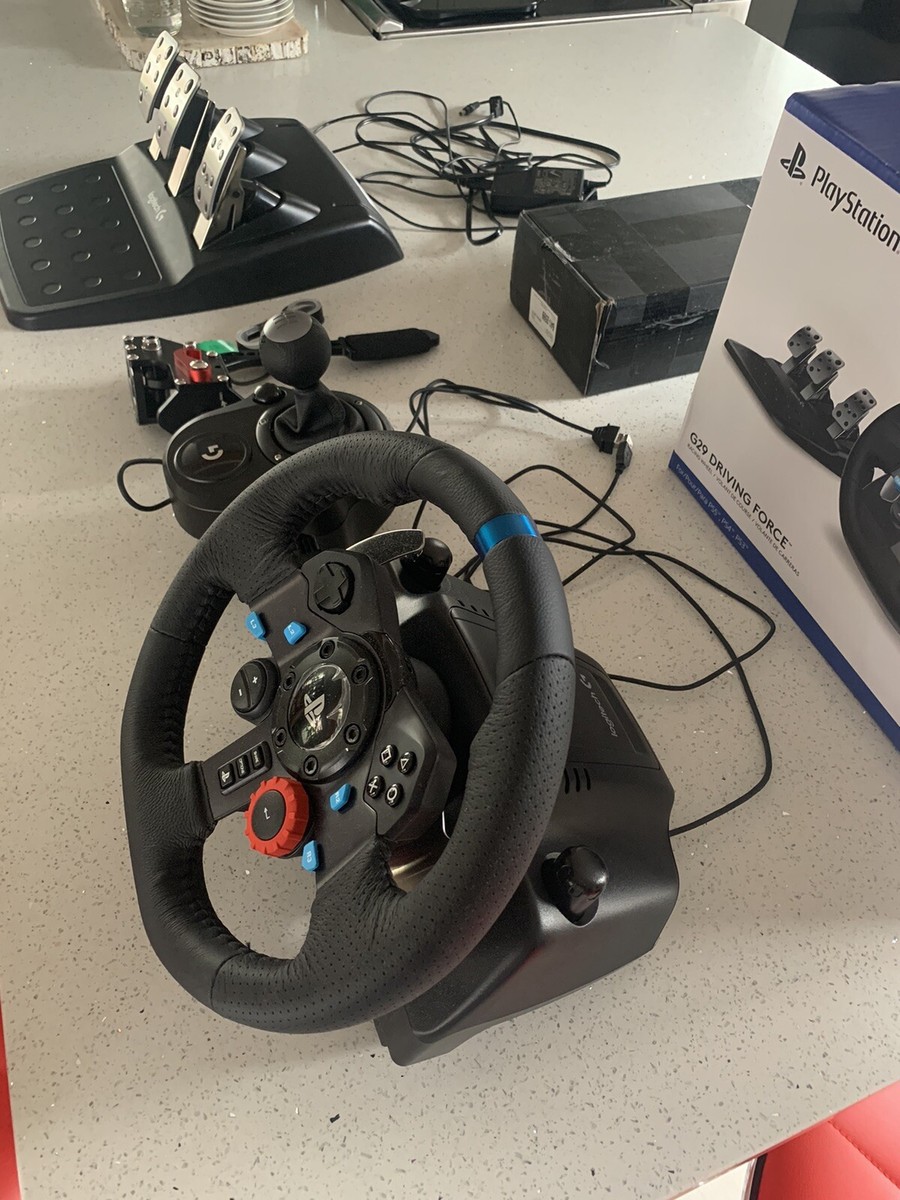 Logitech G29 Racing Wheel, Pedals, Shifter, And Handbrake