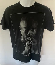 BRAVADO TUPAC SHAKUR 2PAC 1971-1996 T Shirt Rap Black Tee - Size M