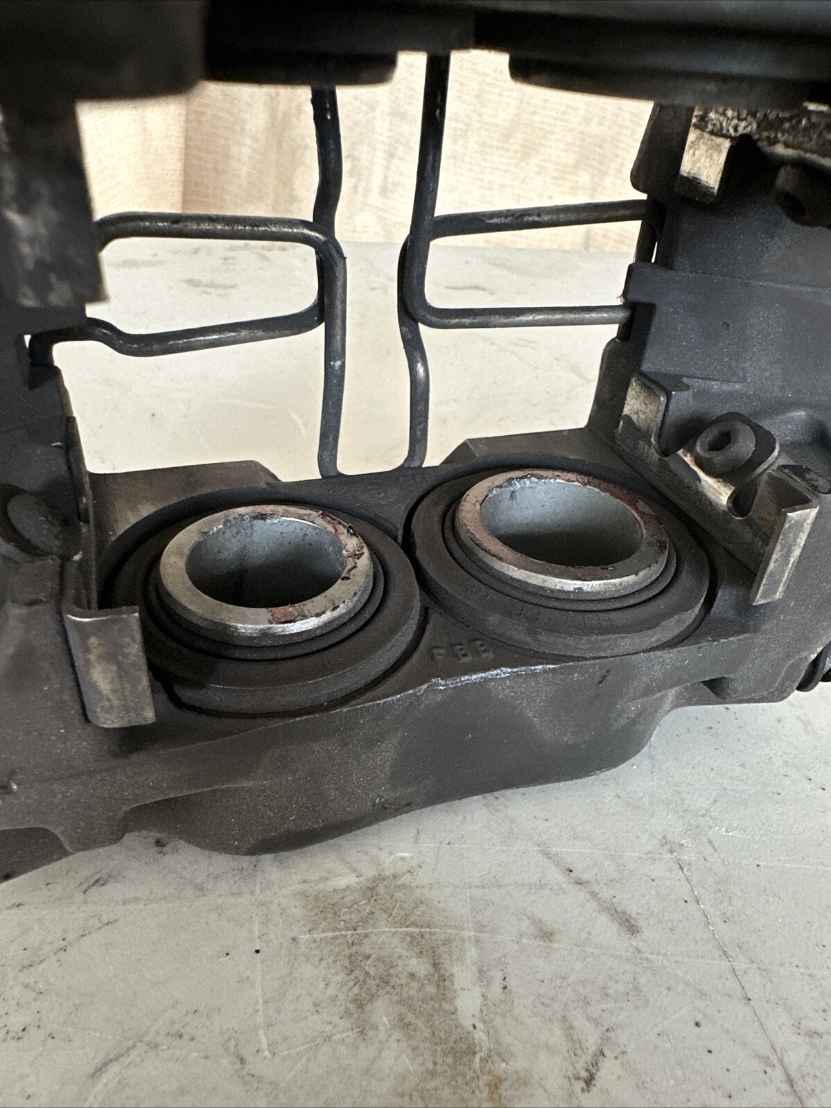 OEM Ferrari 348 Passenger RH Right Front Black Brake Caliper AS-IS P/R