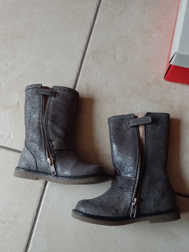 Bottines fille Shoo Pom De Pom D'Api cuir en 26 Boots chaussures neuf étiquette - Picture 11 of 12