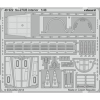 MW22 Eduard 49922 SU-27UB Interior 1/48 Pe Set For Hobby Boss