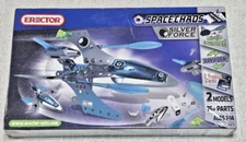 Erector Space Chaos, Silver Force 75 Parts, 2 Models, Sealed