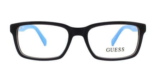 Guess GU 50244 GU50244 matte blue shiny blue 091 Eyeglasses  display picture 2