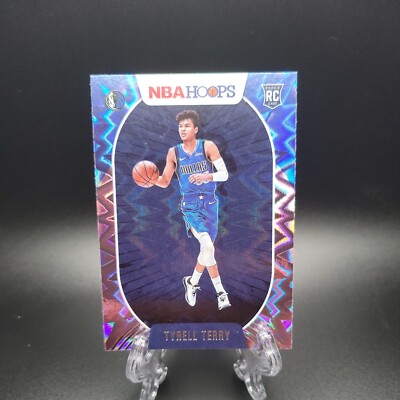 Tyrell Terry 2020-21 Panini Hoops Purple Explosion RC #218 Dallas Mavericks