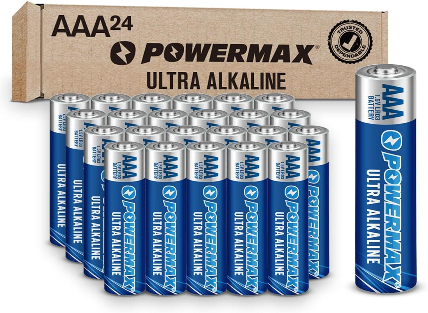 Powermax™ AAA Batteries, Ultra Long Lasting Alkaline Battery, 10-Year Shelf life-image