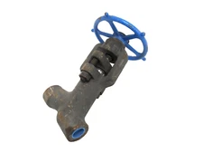 NEW VELAN W-8076Z-02TS WELD SOCKET GLOBE VALVE 3/4 Y PATTERN CLASS 1690