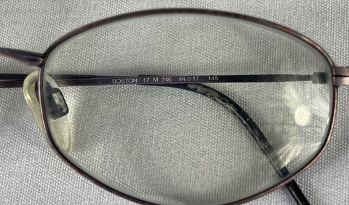 Neostyle Italy Boston Eyeglass Frames Copper Metal Wire Full Rim 49-17-145 - Picture 8 of 8