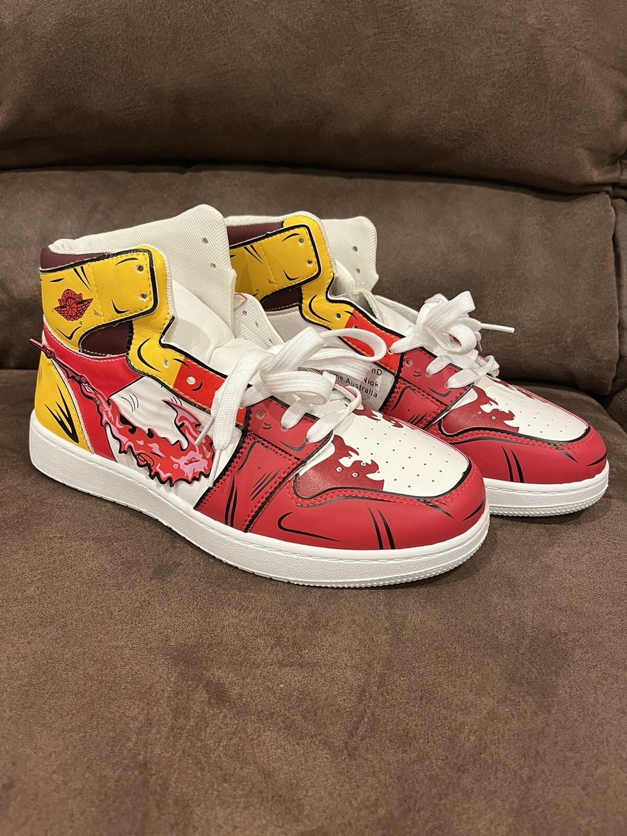BospkoinD Men's Size 44 (US 10) Demon Slayer Anime High Top
