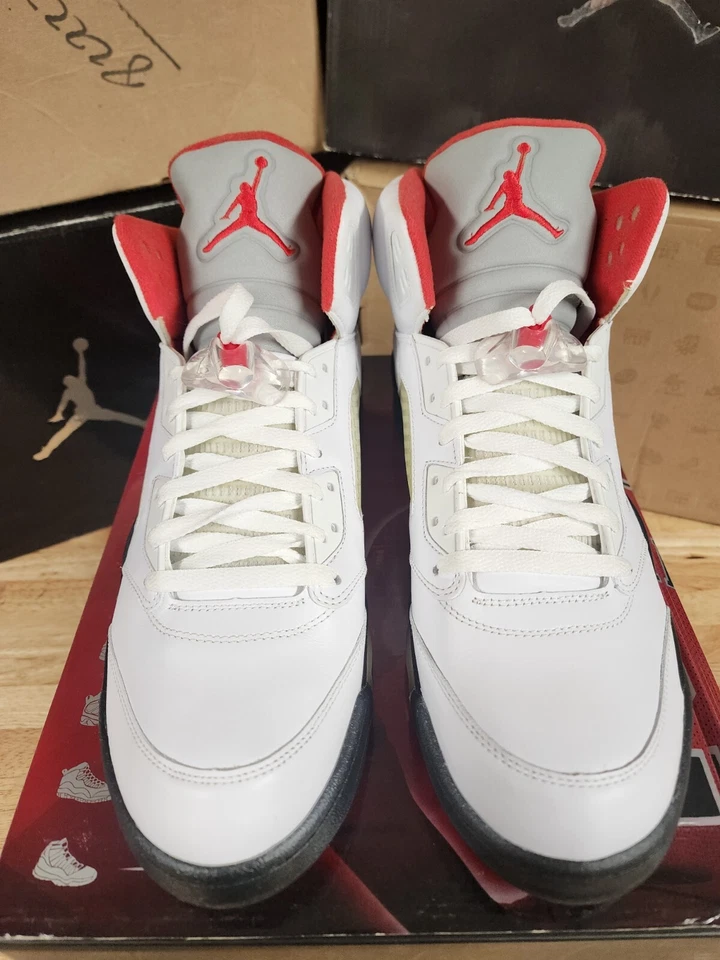 Size 13 - Air Jordan 5 Retro Countdown Pack Fire Red  - Image 2 of 4
