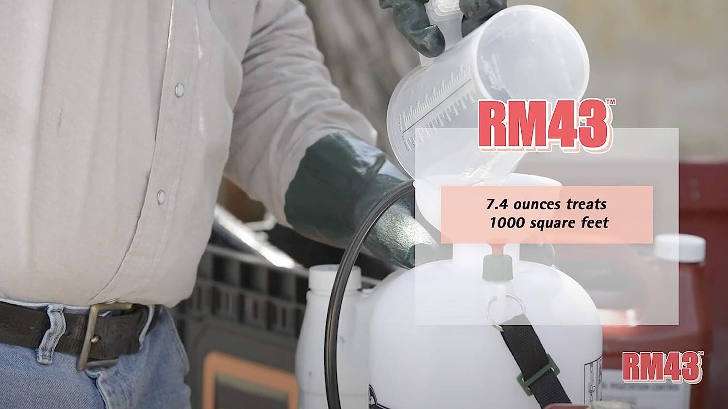 RM43 Total Veg Control Glyph Imazapyr Root Weed Preventer and Grass