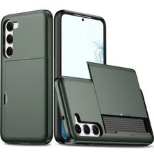 Card Slot Holder Wallet Case Phone Cover For Samsung Galaxy S25 S24 FE S23 Ultra