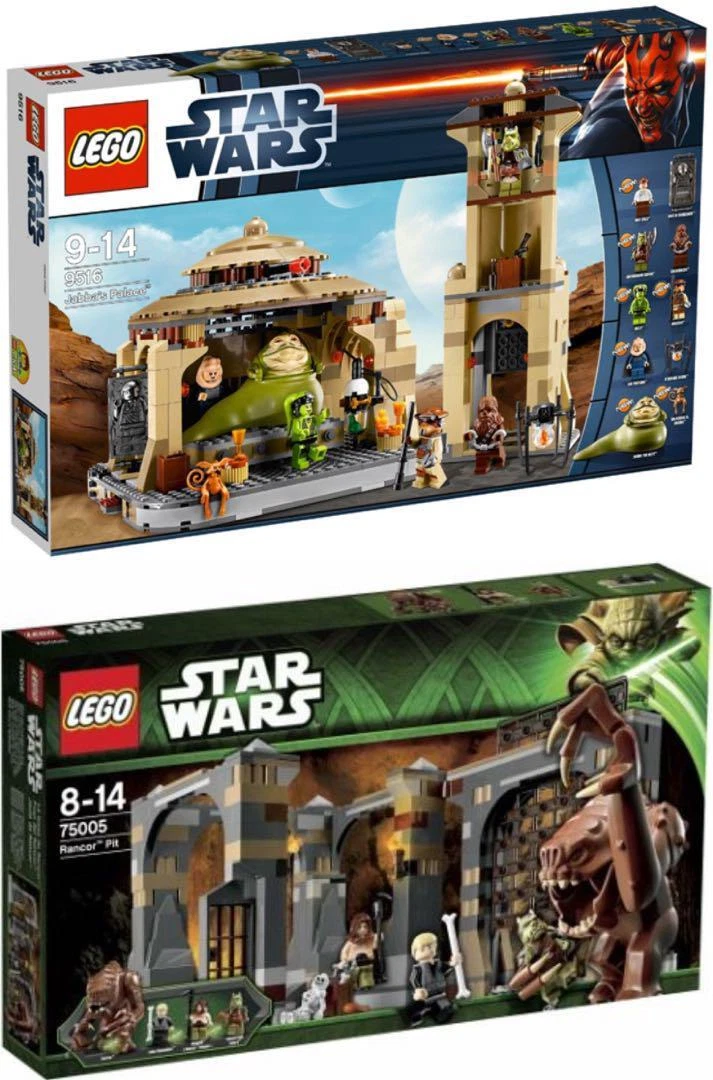 LEGO Star Wars 9516 Jabba s Palace 75005 Rancor Pit with Box Read