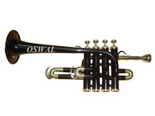 PICCOLO TRUMPET BLACK BRASS Brand New Bb/A FREE CASE M/P