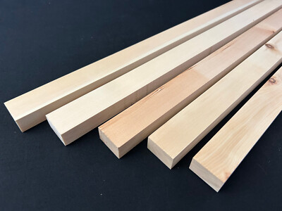 Holzleiste Zirbe roh ca. 25 x 40 x 1150 mm B-Sort. Akustikpaneele (VE 5 Stk.)