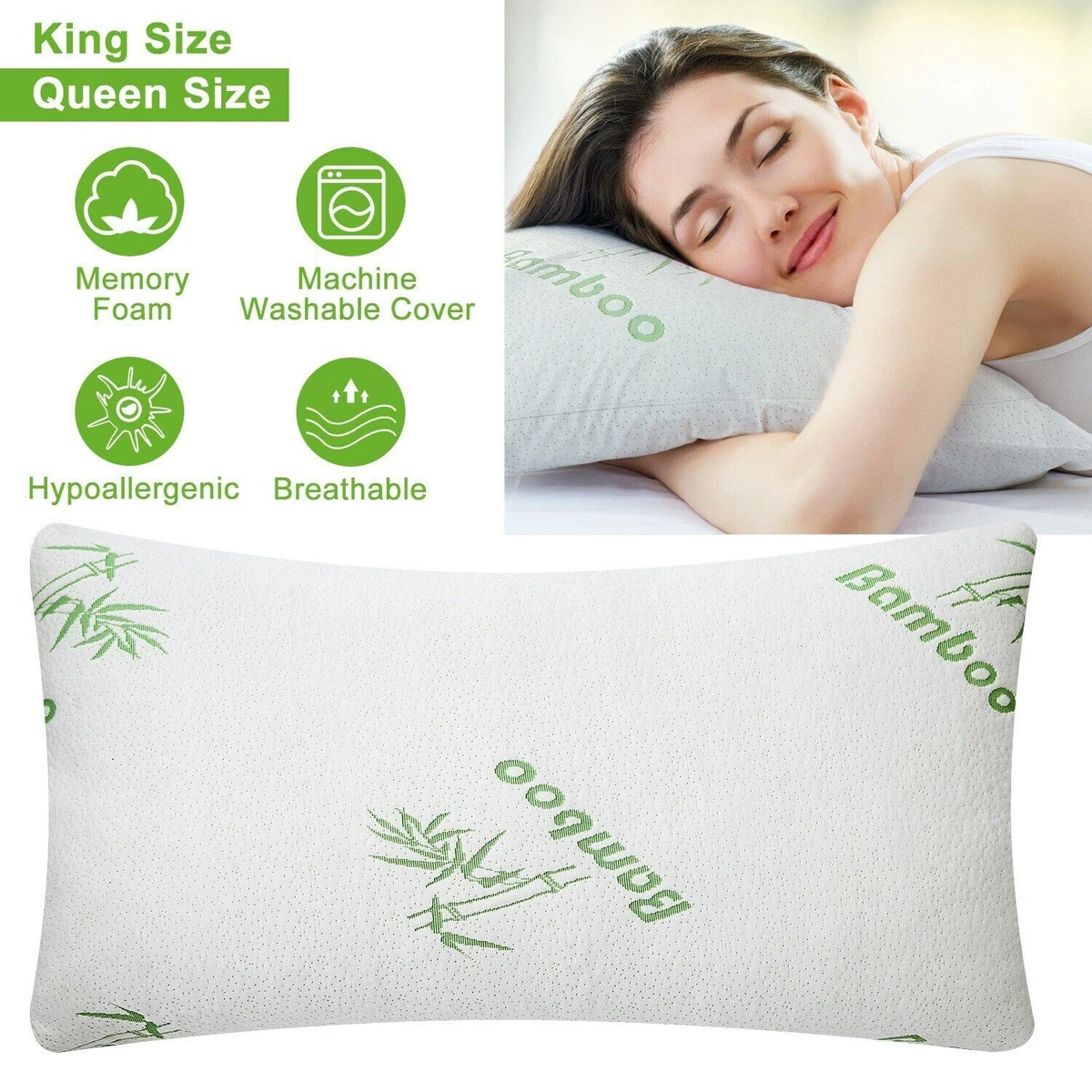 Are bamboo pillows washable cheap