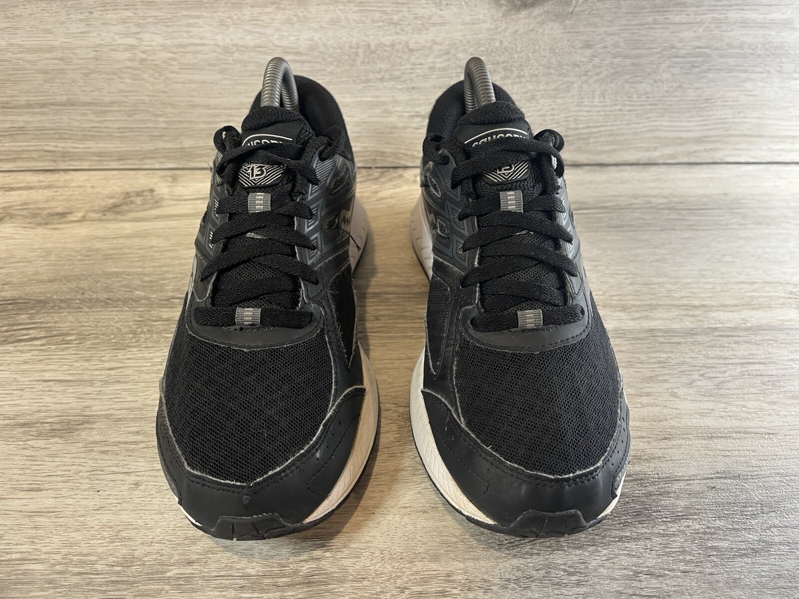 Saucony Women's Black Silver Lace Up Running Shoes Size 8 W S10560-1 thumbnail 3