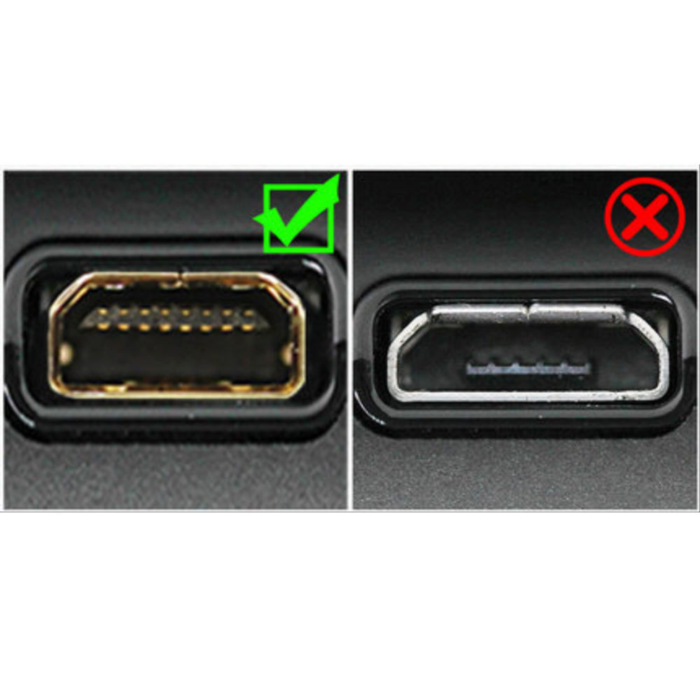 PwrON USB Battery Charger & Data Cable For Nikon Coolpix S3200, S6600 – 3.3ft Black