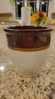 Roseville Crock Pottery 1 Quart Ohio USA    Counter Utensil Caddy VTG