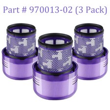 3 Pack Vacuums Part 970422-01 Filter Replacements for Dyson SV16