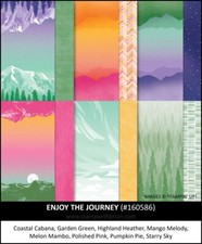 Stampin Up Enjoy The Journey 24 Sheets 6x6 Designer Series Paper NEW DSP 