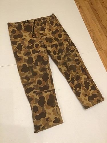Vintage Duxbak Camo Duck Hunting Pants 