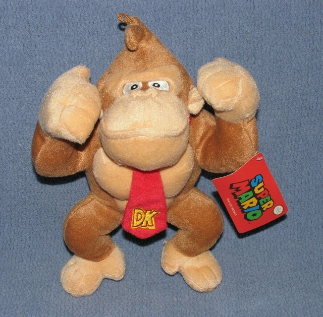 Super Mario Brothers 10" Standing Donkey Kong Plush 2019 by Good Stuff