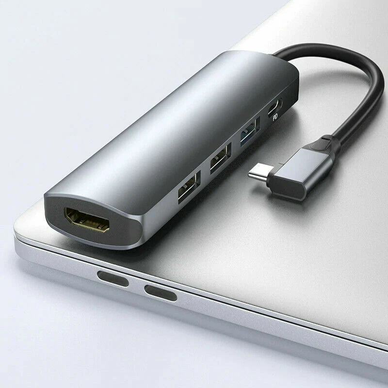 USB-C 5-in-1 Fast Charging Portable Hub with 4K HDMI, USB 3.0, USB 2.0, PD 100W - Image 2 of 4