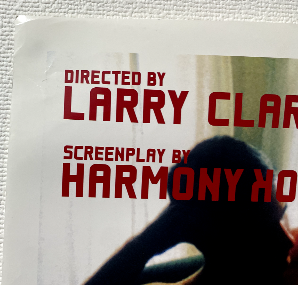 Larry Clark poster 2014年  額装付 Larry Clark: 1992 [Signed, Numbered Edition with Silver