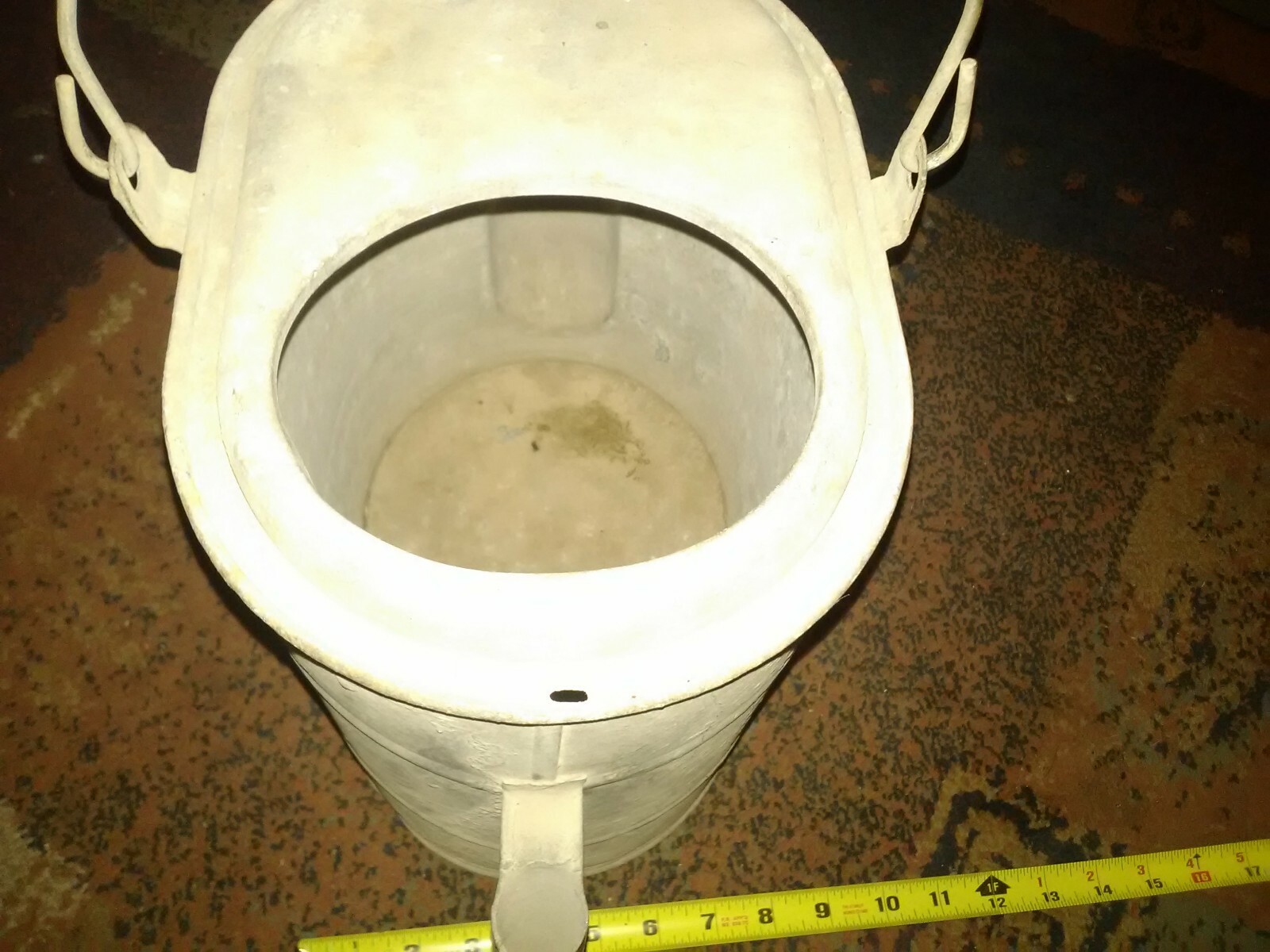 Vintage Galvanized Metal Watering Can Garden Rustic Krajowa cena zysku
