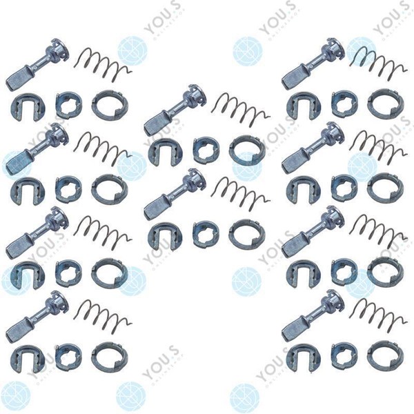 10 X You.S Reparatursatz TüR SchließZylinder Vorne Rechts FüR Vw Bora (1J) - Neu-image