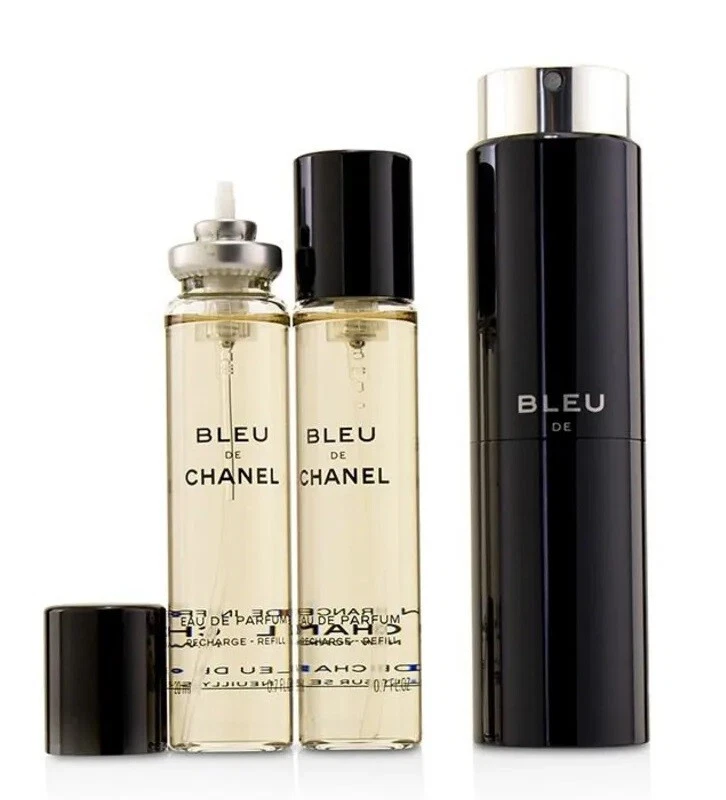 BLEU DE CHANEL , Eau de Parfum pour Homme Travel Spray Set