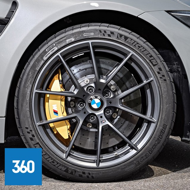 Genuine Bmw 763m M3 M4 Wheel And Tyre Set Matt Black M Performance 36112449763 For Sale Online Ebay