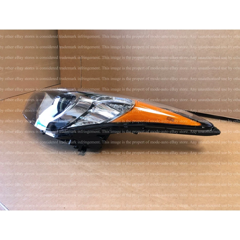 Conjunto de faros halógenos cromados lado del conductor para Hyundai Elantra 2011 2012 2013 Foto 3 de 4