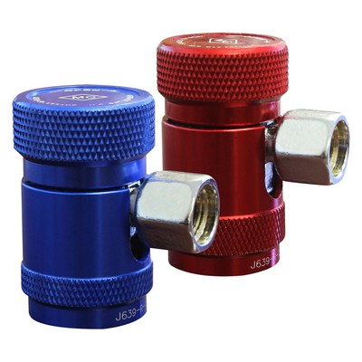 12 mm-F x 17 Mastercool High Side Manual Coupler, 12 mm-F x 17 mm Red R-1234yf