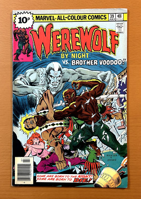 Werewolf By Night #39 (Marvel 1976) FN/VF Bronze Age comic.