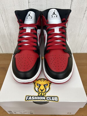 AIR JORDAN 1 MID BRED 未使用　27cm 箱付き Nike Air Jordan 1 Mid Alternate Bred 2022 NEW in box red