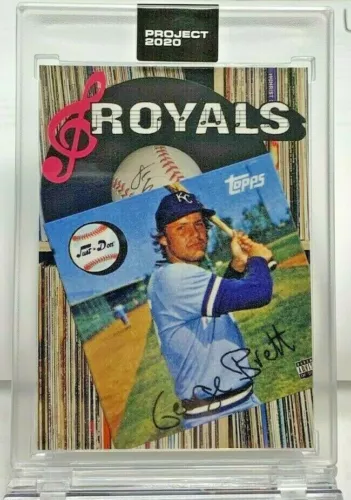 Topps PROJECT 2020 Card #212 - 1975 George Brett by Don C - Print Run SP /3002
