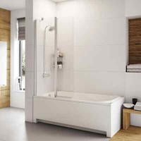 Roman Haven6 Inward Folding Power Shower Bath Screen