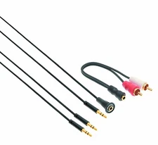 iSimple IS335 Car Audio Adapter Dash Mountable Auxiliary 3.5mm Jack Input To RCA